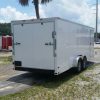 7x20 TA Trailer - White, Ramp, Side Door, Extra Height