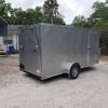 Quality Cargo 6x14 SA Trailer - Silver Frost, Ramp, Side Door, Extra Height - Image 11