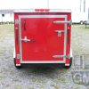 South Georgia Cargo Custom 4x8 SA Trailer - Red, Single Door, Two Side Doors - Image 8